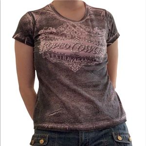 Super cute unique rhinestone detailed top: